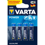 Varta Longlife AAA Alkaline Batteries Pack Of 4 Varta Longlife AAA Alkaline Batteries Pack Of 4