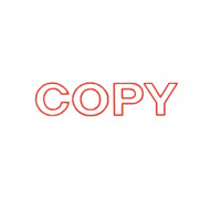 Dixon Stamp 010 Copy Red Pre Inked 