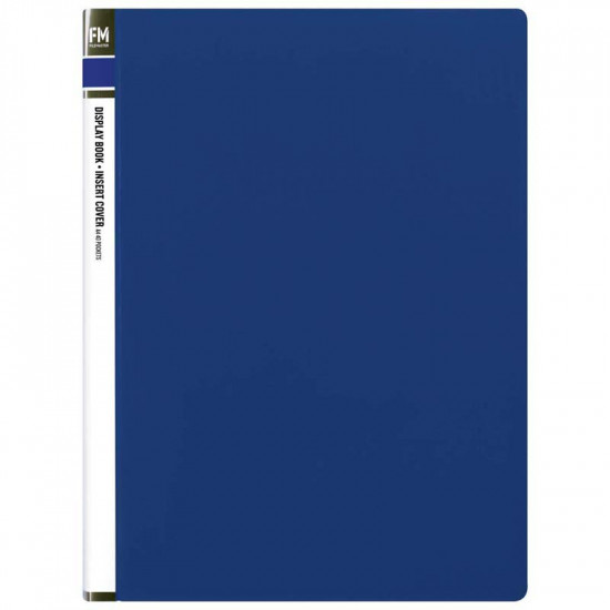 FM Display Book Blue Insert Cover 40 Pocket FM Display Book Blue Insert Cover 40 Pocket