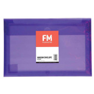 FM Envelope Reusable Purple Window Polyprop