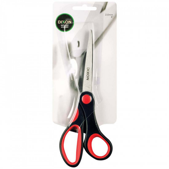 Dixon Scissors Soft Grip Black And Red 210mm 8″ Dixon Scissors Soft Grip Black And Red 210mm 8″