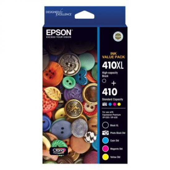 Epson 410 Ink Value Pack Epson 410 Ink Value Pack