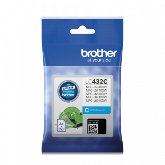 Brother LC432 Cyan Ink Cartridge Brother LC432 Cyan Ink Cartridge