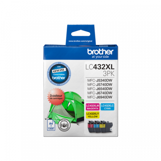 Brother LC432 XL CMY Value Pack Brother LC432 XL CMY Value Pack