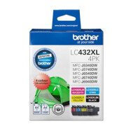 Brother LC432 XL B,C,M,Y Ink Cartridge Value Pack