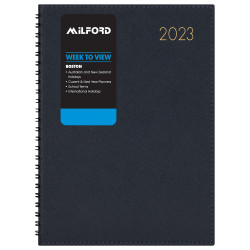 Milford Boston A43 Week To View Diary Navy Odd Year