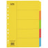 Icon Dividers Cardboard 5 Tab A4 Coloured