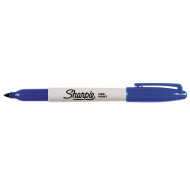 Sharpie Permanent Marker Fine 1.0mm Blue Sharpie Permanent Marker Fine 1.0mm Blue