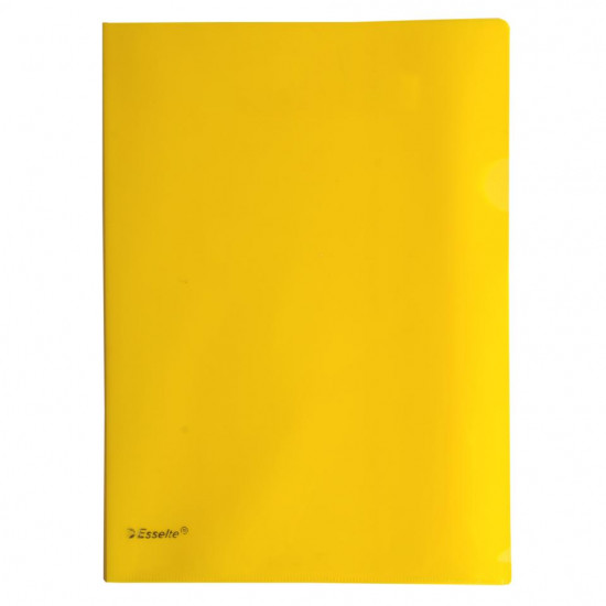 Esselte L-Shape Pocket "Heavy Duty" Yellow Pkt12 Esselte L-Shape Pocket "Heavy Duty" Yellow Pkt12