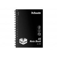 Spirax P570 Notebook A5 Side Opening Polypropylene Cover 2 Notes 200 Page Black Spirax P570 Notebook A5 Side Opening Polypropylene Cover 2 Notes 200 Page Black
