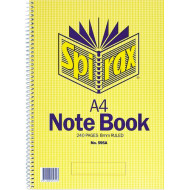 Spirax Spiral Bound 595A Notebook A4 Side Opening 240 Pages Spirax Spiral Bound 595A Notebook A4 Side Opening 240 Pages