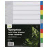 Icon PP Extra Wide Dividers A4 10 Tab Coloured
