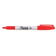 Sharpie Permanent Marker Fine 1.0mm Red Sharpie Permanent Marker Fine 1.0mm Red