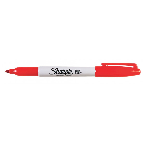 Sharpie Permanent Marker Fine 1.0mm Red Sharpie Permanent Marker Fine 1.0mm Red