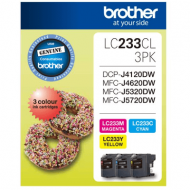 Brother LC233 CMY Colour Pack Brother LC233 CMY Colour Pack