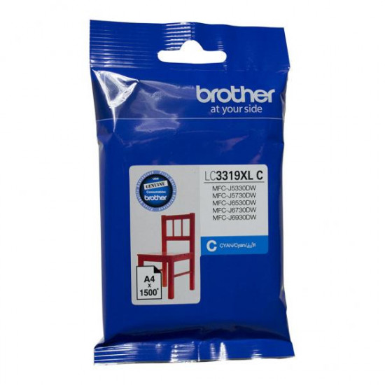 Brother LC3319XL Cyan Ink Cart Brother LC3319XL Cyan Ink Cart