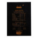 Rhodia Bloc Pad No. 18 A4 Blank Black Rhodia Bloc Pad No. 18 A4 Blank Black