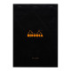Rhodia Bloc Pad No. 18 A4 Blank Black Rhodia Bloc Pad No. 18 A4 Blank Black