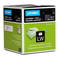 Dymo Address Label 28mm x 89mm SD99010 / S0722370 LabelWriter (Self-Adhesive) Black Print on White, Two  Rolls of 130 Dymo Address Label 28mm x 89mm SD99010 / S0722370 LabelWriter (Self-Adhesive) Black Print on White, Two  Rolls of 130