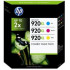 HP 920XL CYM VALUE Pack E5Y50AA (3 Colour Inks x 700 A4 pages each)