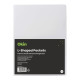 Okin L Shaped Pockets A4 Clear, Pack of 12 Okin L Shaped Pockets A4 Clear, Pack of 12