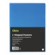 Okin L Shaped Pockets A4 Blue, Pack of 12 Okin L Shaped Pockets A4 Blue, Pack of 12