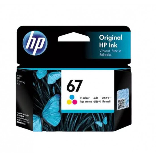 HP 67 Tri-colour Original Ink 3YM55AA