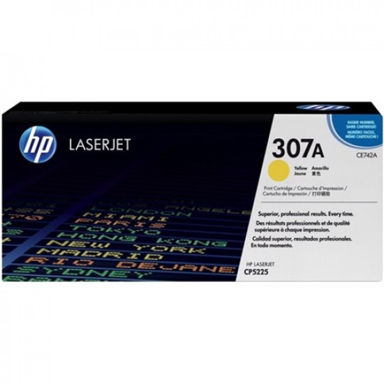 HP 307A Yellow Toner CE742A (7,300 A4 pages) HP 307A Yellow Toner CE742A (7,300 A4 pages)