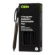 Okin Ballpoint Retractable Pen Triangular Black Okin Ballpoint Retractable Pen Triangular Black