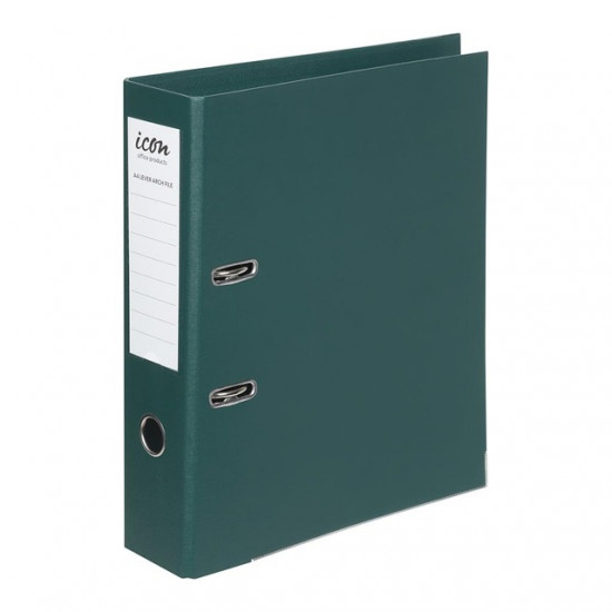 Icon Lever Arch File A4 Linen Forest Green Icon Lever Arch File A4 Linen Forest Green