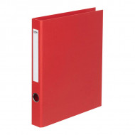 Icon Ringbinder Linen A4 2D 26mm Red Icon Ringbinder Linen A4 2D 26mm Red