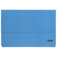 Okin Card Document Wallet FS Blue