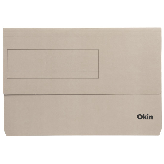 Okin Card Document Wallet FS Grey