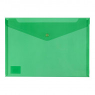 Icon PP Document Wallet A4 Button Closure Green Icon PP Document Wallet A4 Button Closure Green