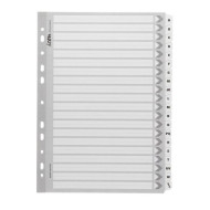 Icon Cardboard Indices with Reinforced Tabs A-Z White