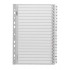 Icon Cardboard Indices with Reinforced Tabs A-Z White