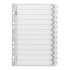 Icon Cardboard Indices with Reinforced Tabs Jan-Dec White