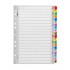 Icon Cardboard Indices with Reinforced Tabs A-Z Coloured