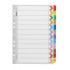 Icon Cardboard Indices with Reinforced Tabs 1-12 Coloured
