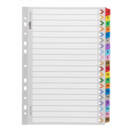 Icon Cardboard Indices with Reinforced Tabs 1-20 Coloured Icon Cardboard Indices with Reinforced Tabs 1-20 Coloured