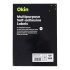 Okin Multipurpose Labels 16 Per Sheet 99.1x34mm, Pack of 100