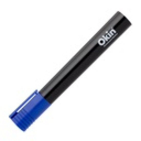 Okin Permanent Marker Bullet Tip Blue Okin Permanent Marker Bullet Tip Blue