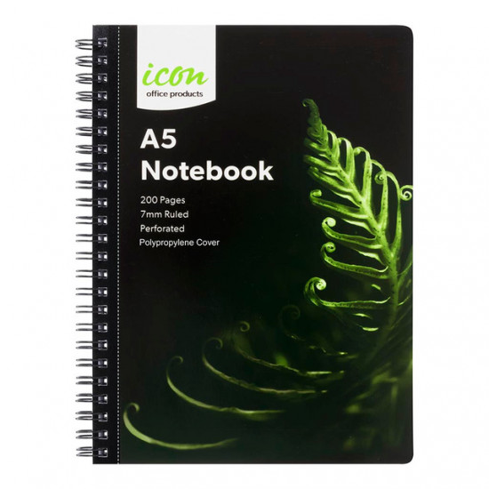 Icon Spiral Notebook A5 PP Cover 200 Page Icon Spiral Notebook A5 PP Cover 200 Page
