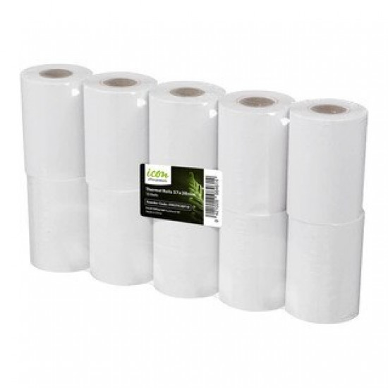 Icon Thermal Eftpos Roll 57x40mm, Pack of 10 Icon Thermal Eftpos Roll 57x40mm, Pack of 10