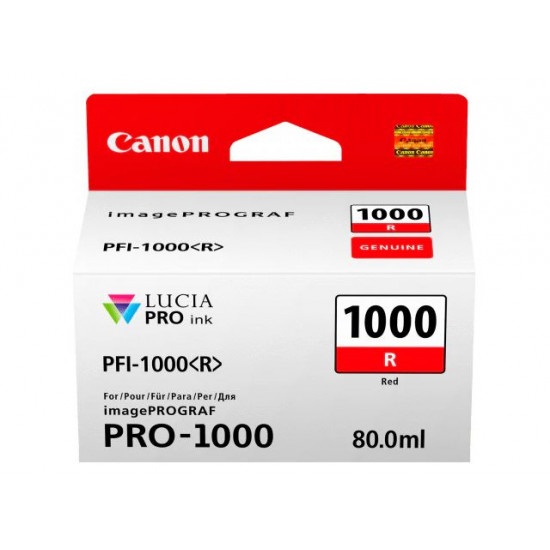 Canon PFI1000 Red Ink Cart