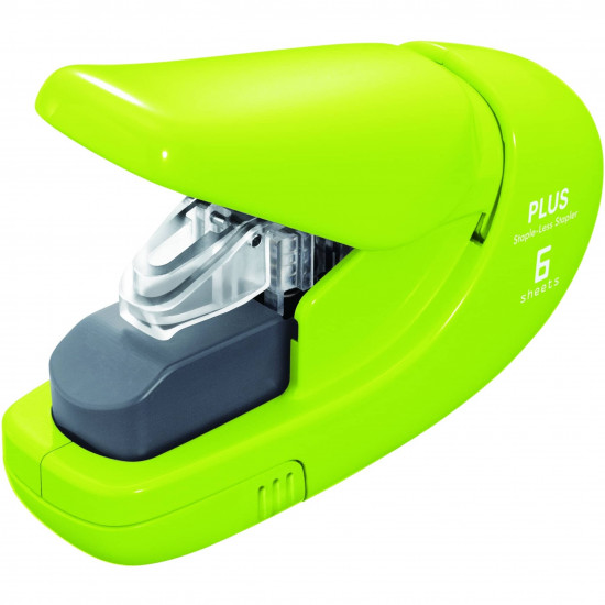 Plus Stapleless Stapler Green Plus Stapleless Stapler Green