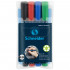 Schneider Permanent Marker Maxx 130 Assorted Wallet 4 Pieces 