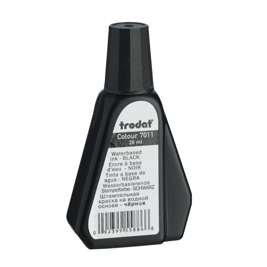 Trodat Rubber Stamp Ink 28ml 7011 Black Trodat Rubber Stamp Ink 28ml 7011 Black