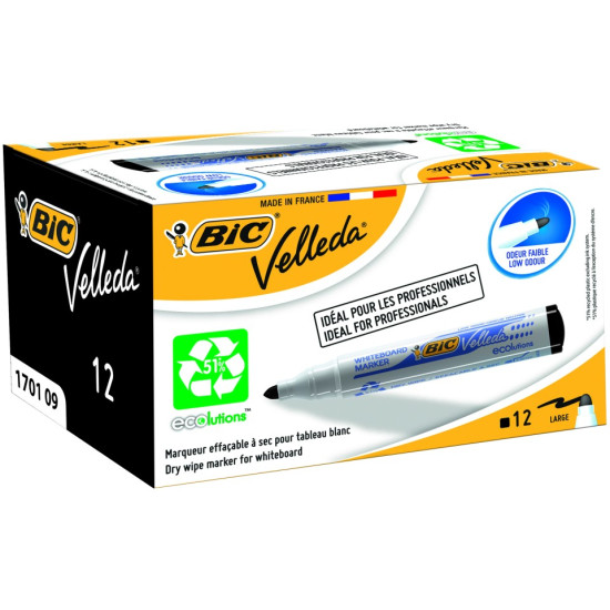 BIC Velleda Whiteboard Marker Bullet Tip 1.5mm Black