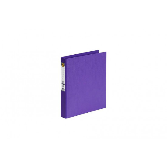 Marbig PE Linen Ring Binder A4 2D 25mm Purple Marbig PE Linen Ring Binder A4 2D 25mm Purple